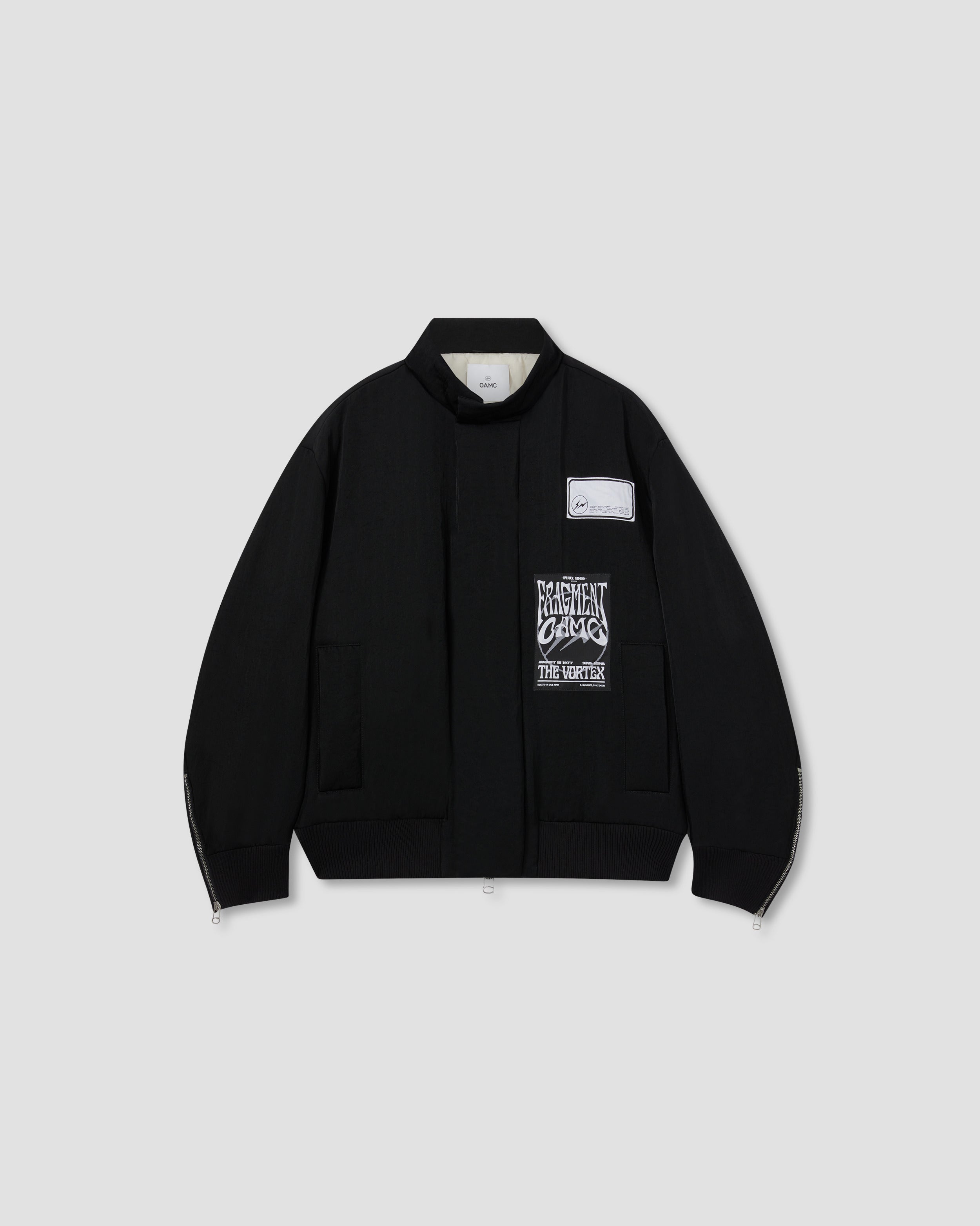 春夏新作モデル OAMC X FRAGMENT Bomber Jacket in Black | OAMC ジャケット・アウター