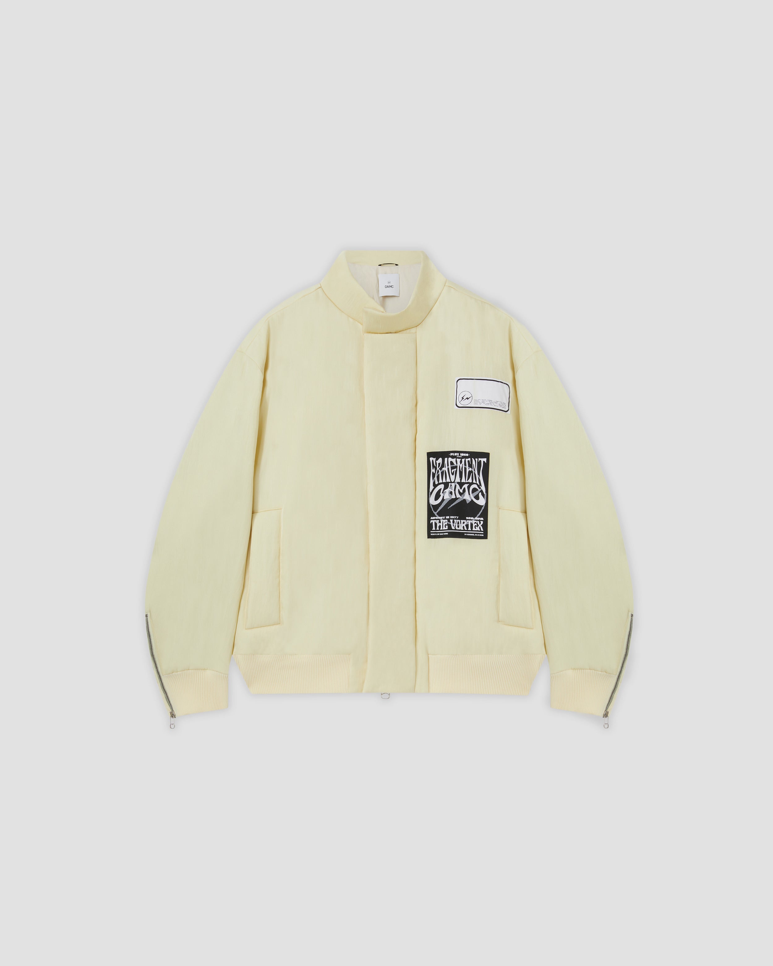 OAMC X FRAGMENT Bomber Jacket in Sun | OAMC
