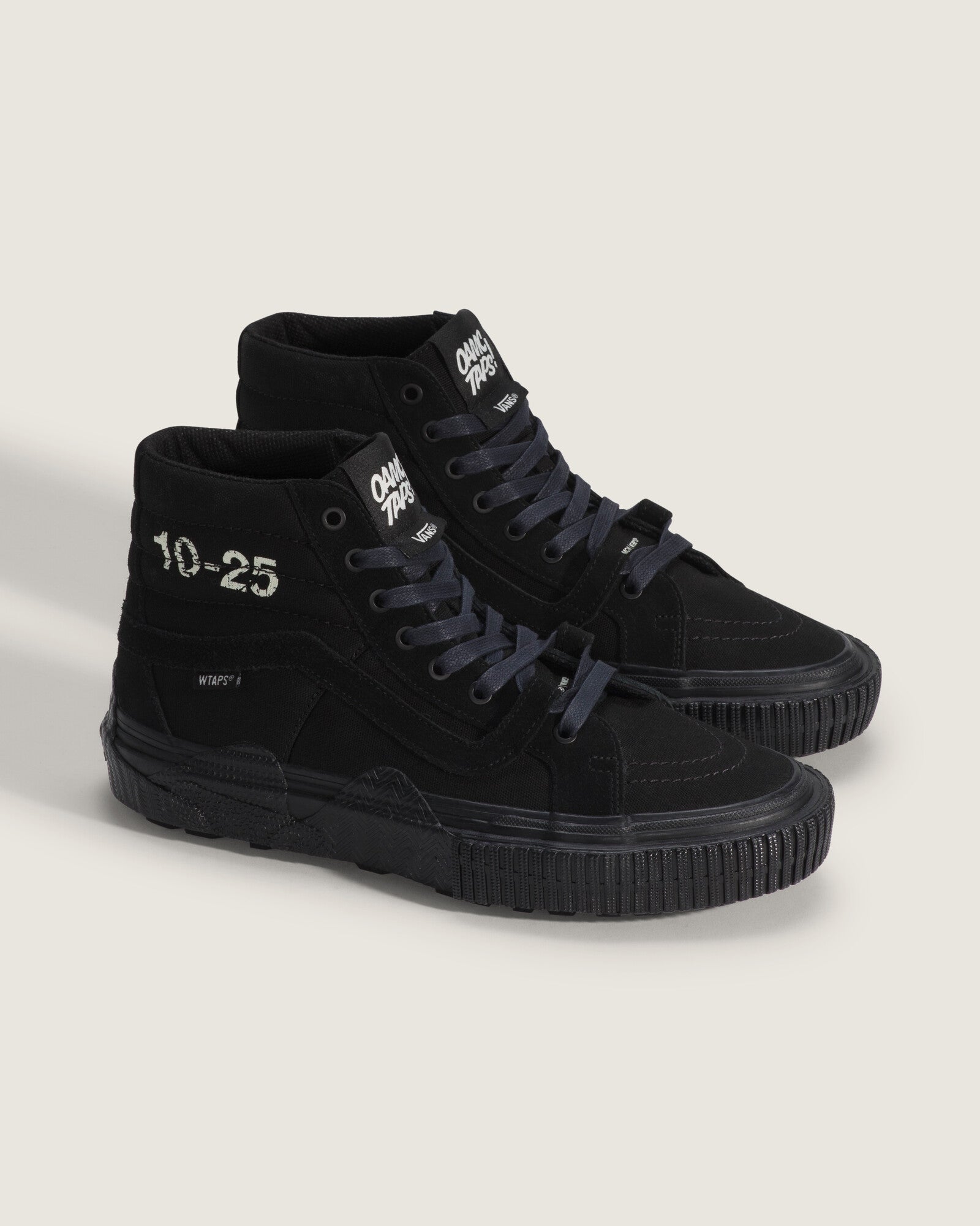 OAMC X Wtaps Vans Sk8-Hi in Black | OAMC